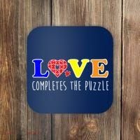 Autism - Love Completes The Puzzle Coaster thumb 0