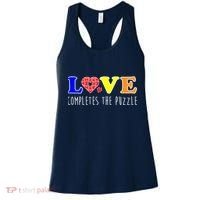 Autism - Love Completes The Puzzle Women's Tank Top thumb 0