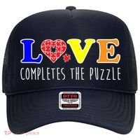 Autism - Love Completes The Puzzle Hat thumb 0