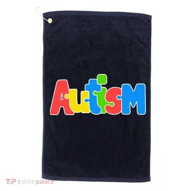 Autism - Love Completes The Puzzle Golf Towel