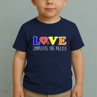 Autism - Love Completes The Puzzle Toddler T-Shirt thumb 2