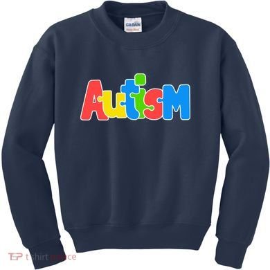 Autism - Love Completes The Puzzle Kids Sweatshirt