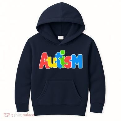 Autism - Love Completes The Puzzle Kids Hoodie