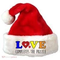 Autism - Love Completes The Puzzle Santa Hat thumb 0