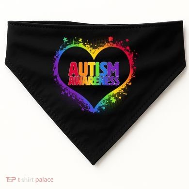 Autism Awareness - Full Of Love USA-Made Doggie Bandana