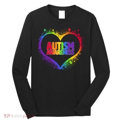 Autism Awareness - Full Of Love Long Sleeve Shirt