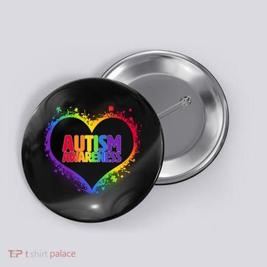 Autism Awareness - Full Of Love Button