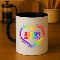 Autism Awareness - Full Of Love Coffee Mug thumb 4
