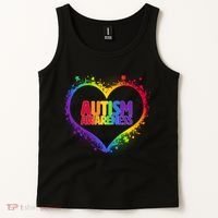 Autism Awareness - Full Of Love Tank Top thumb 2