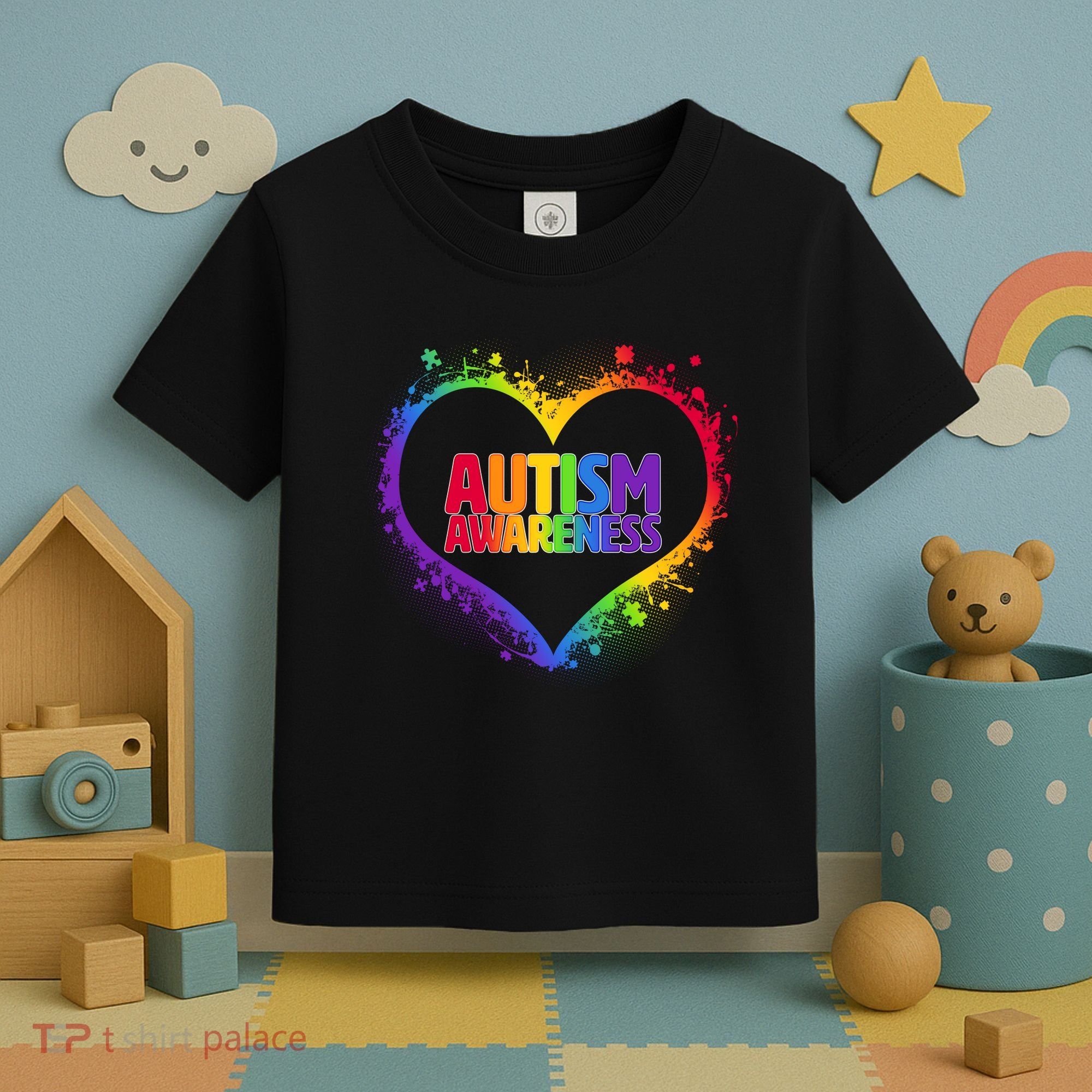 Autism Awareness - Full Of Love Toddler T-Shirt