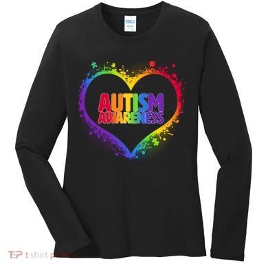 Autism Awareness - Full Of Love Women's Long Sleeve Shirt
