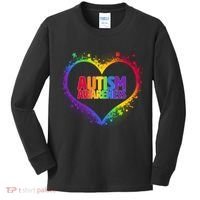Autism Awareness - Full Of Love Kids Long Sleeve Shirt thumb 0