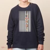 Autism Awareness American Flag Women's Sweatshirt thumb 0