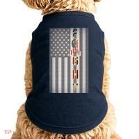 Autism Awareness American Flag Doggie Tank thumb 0
