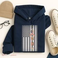 Autism Awareness American Flag Hoodie thumb 4