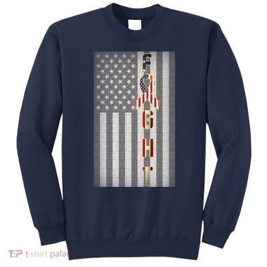 Autism Awareness American Flag Sweatshirt