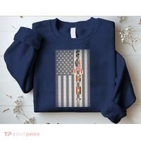 Autism Awareness American Flag Sweatshirt thumb 2