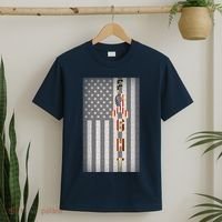 Autism Awareness American Flag T-Shirt thumb 2