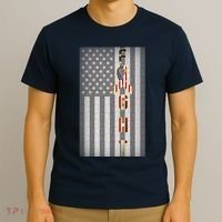 Autism Awareness American Flag T-Shirt thumb 3
