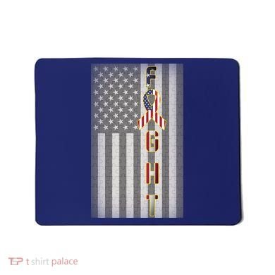 Autism Awareness American Flag Mousepad
