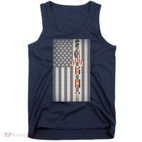 Autism Awareness American Flag Tank Top thumb 0