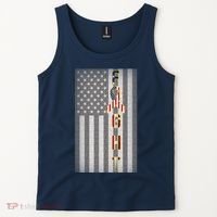 Autism Awareness American Flag Tank Top thumb 2