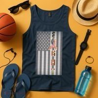 Autism Awareness American Flag Tank Top thumb 4