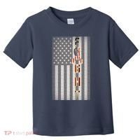 Autism Awareness American Flag Toddler T-Shirt thumb 0