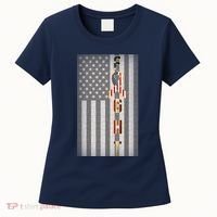 Autism Awareness American Flag Women's T-Shirt thumb 0