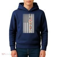 Autism Awareness American Flag Kids Hoodie thumb 4