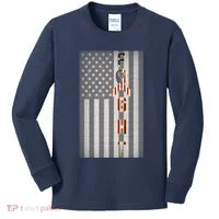 Autism Awareness American Flag Kids Long Sleeve Shirt thumb 0