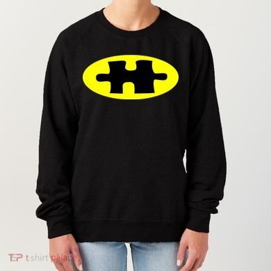 Autism Awareness Bat Puzzle Logo Women's Sweatshirt