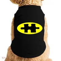 Autism Awareness Bat Puzzle Logo Doggie Tank thumb 0