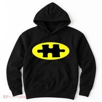 Autism Awareness Bat Puzzle Logo Hoodie thumb 0