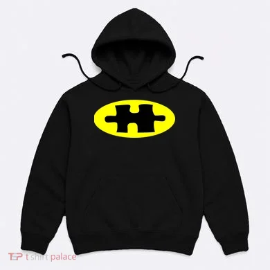 Autism Awareness Bat Puzzle Logo Hoodie