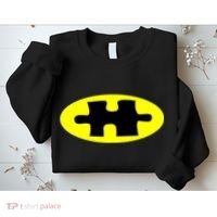 Autism Awareness Bat Puzzle Logo Sweatshirt thumb 2