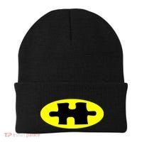 Autism Awareness Bat Puzzle Logo Beanie thumb 0
