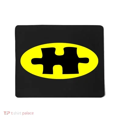 Autism Awareness Bat Puzzle Logo Mousepad