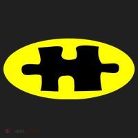 Autism Awareness Bat Puzzle Logo Hat thumb 2