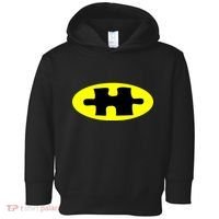 Autism Awareness Bat Puzzle Logo Toddler Hoodie thumb 0