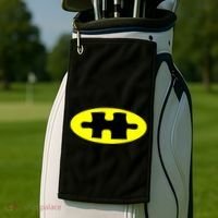 Autism Awareness Bat Puzzle Logo Golf Towel thumb 2