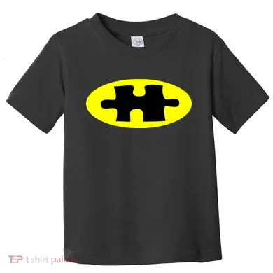 Autism Awareness Bat Puzzle Logo Toddler T-Shirt