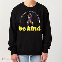 Autism Awareness Be Anything Be Kind Women's Sweatshirt thumb 0
