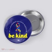 Autism Awareness Be Anything Be Kind Button thumb 0
