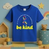 Autism Awareness Be Anything Be Kind Toddler T-Shirt thumb 3