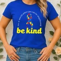 Autism Awareness Be Anything Be Kind Women's T-Shirt thumb 2