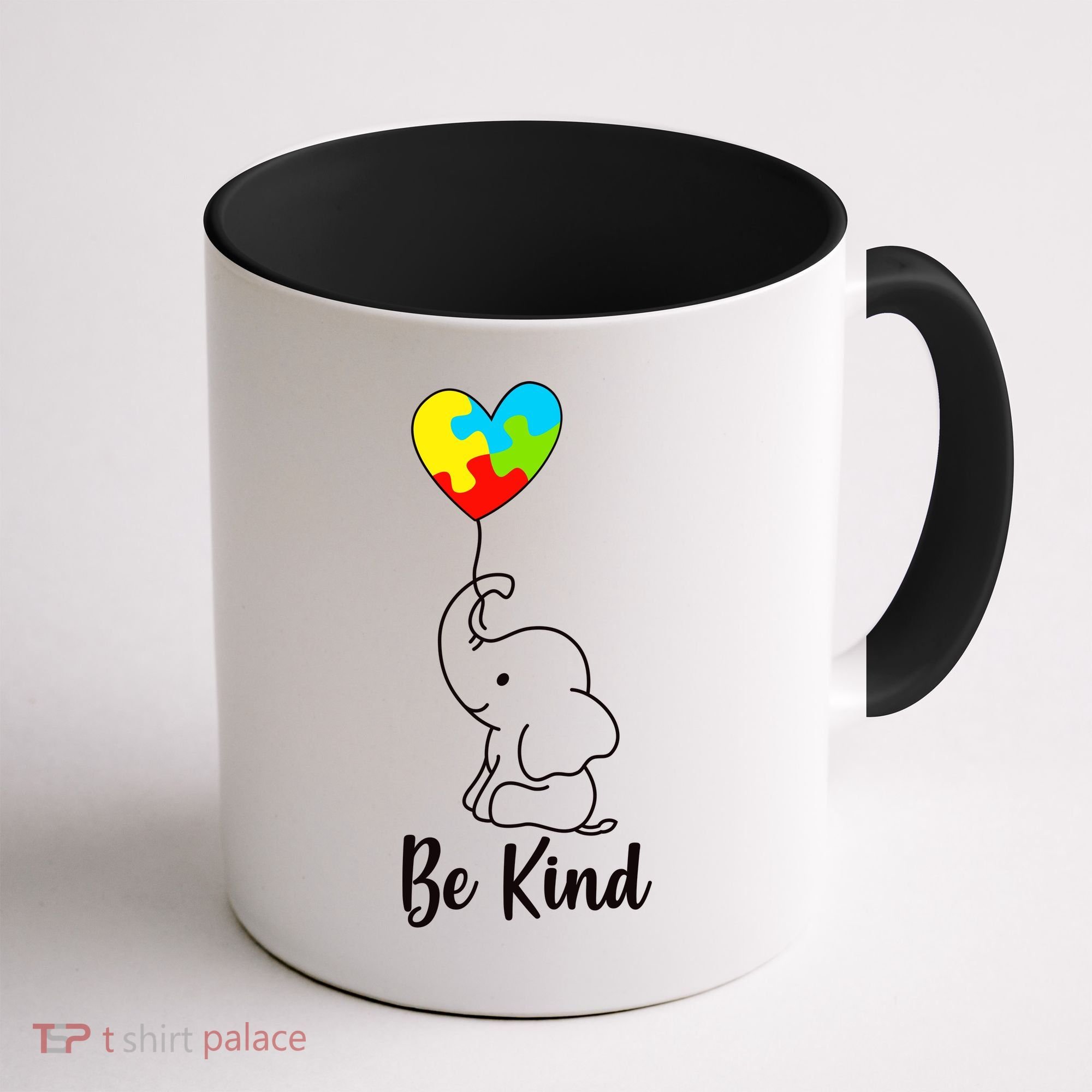 Autism Awareness Be Kind Elephant Coffee Mug