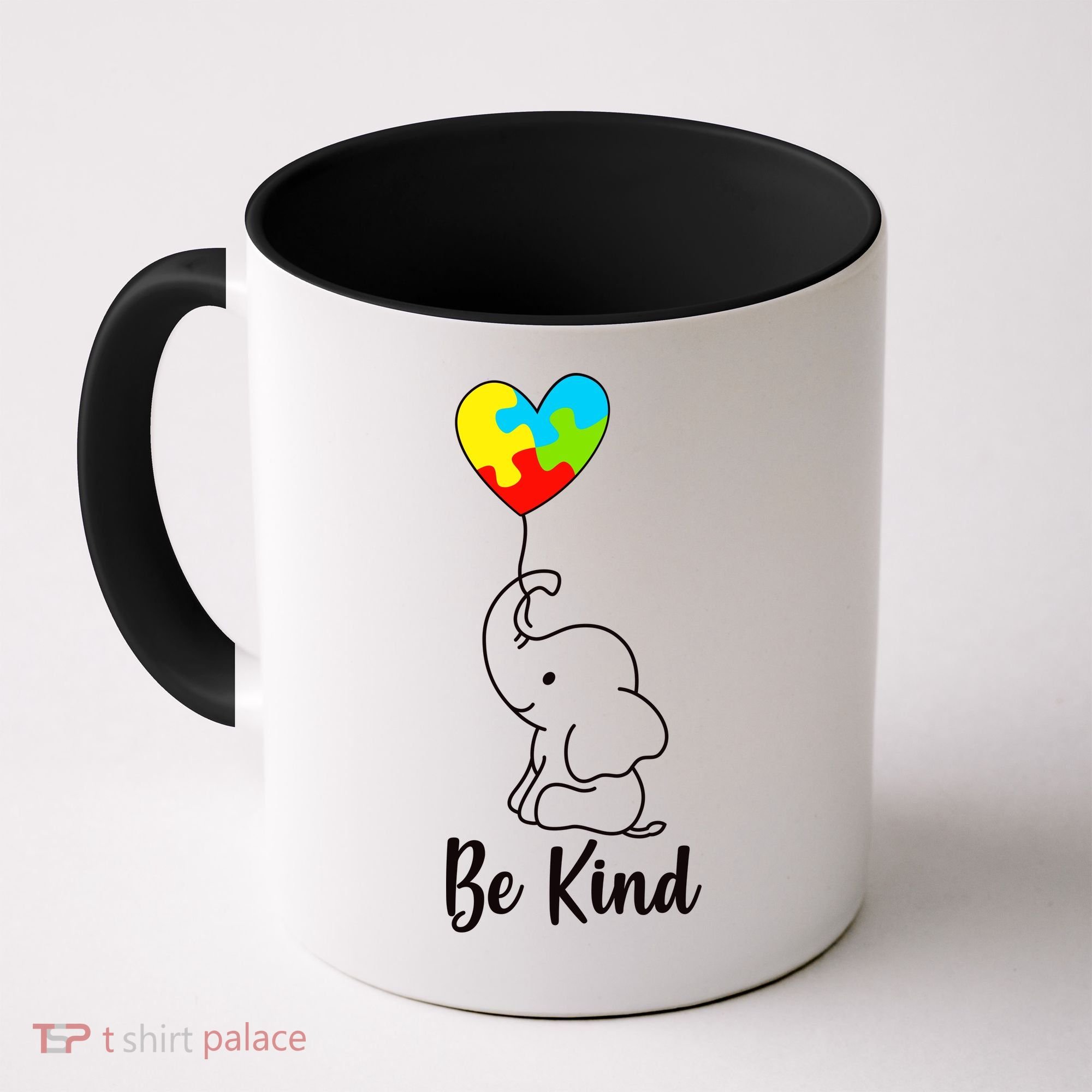 Autism Awareness Be Kind Elephant Coffee Mug