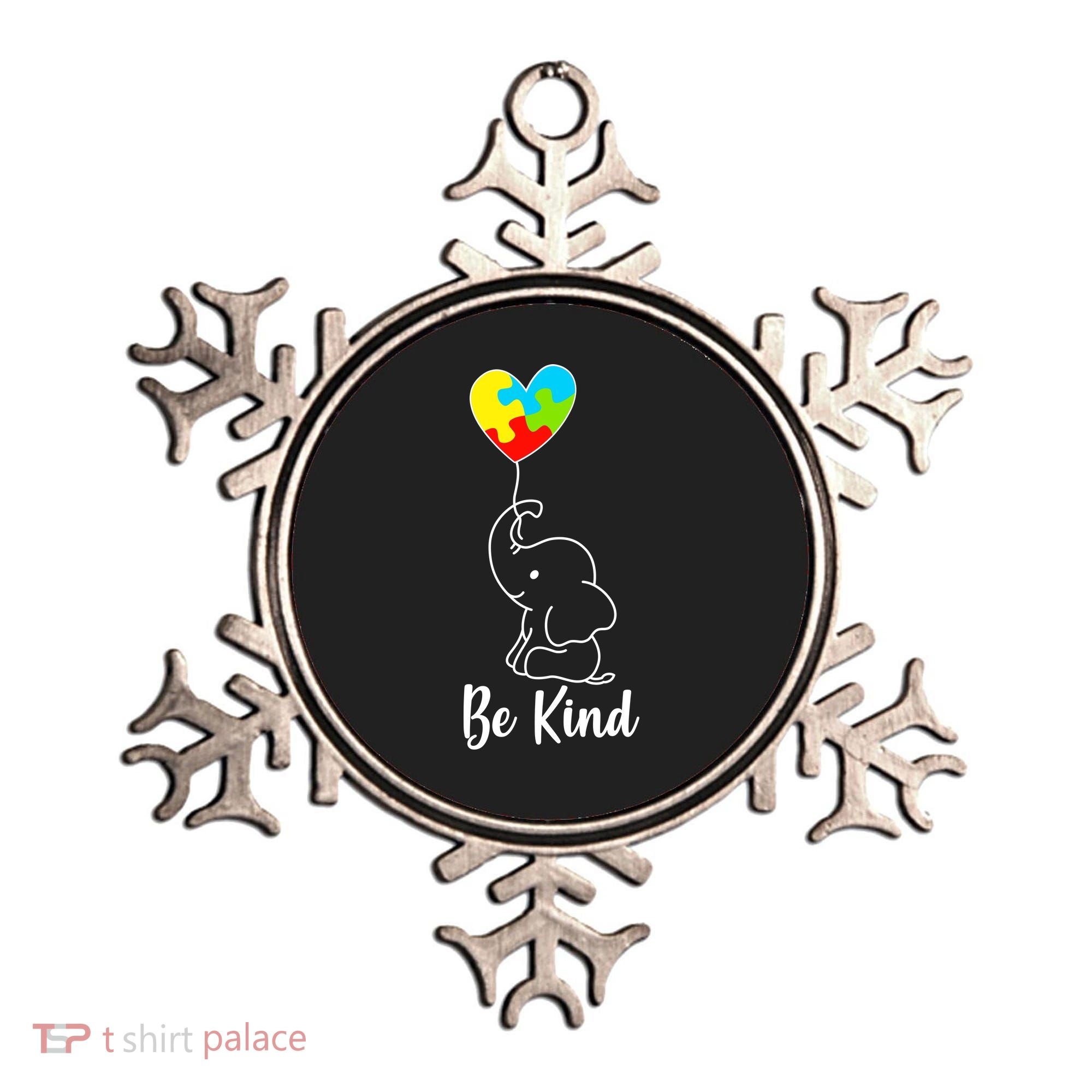 Autism Awareness Be Kind Elephant Ornament