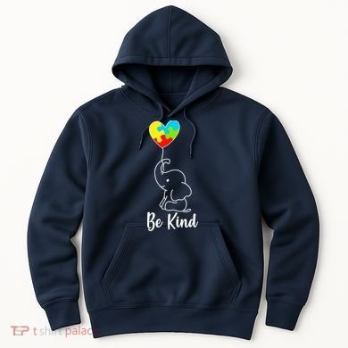 Autism Awareness Be Kind Elephant Hoodie